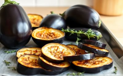 Faire cuire des aubergines au four