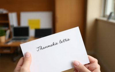 Exprime ta gratitude : comment écrire une lettre de remerciements parfaite à la fin d’un stage
